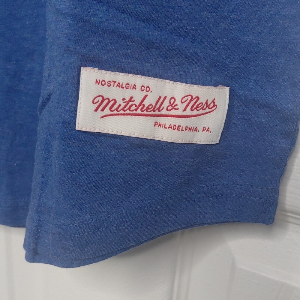 Mitchell & Ness New York Rangers Blue Raglan Shirt - Picture 3 of 8